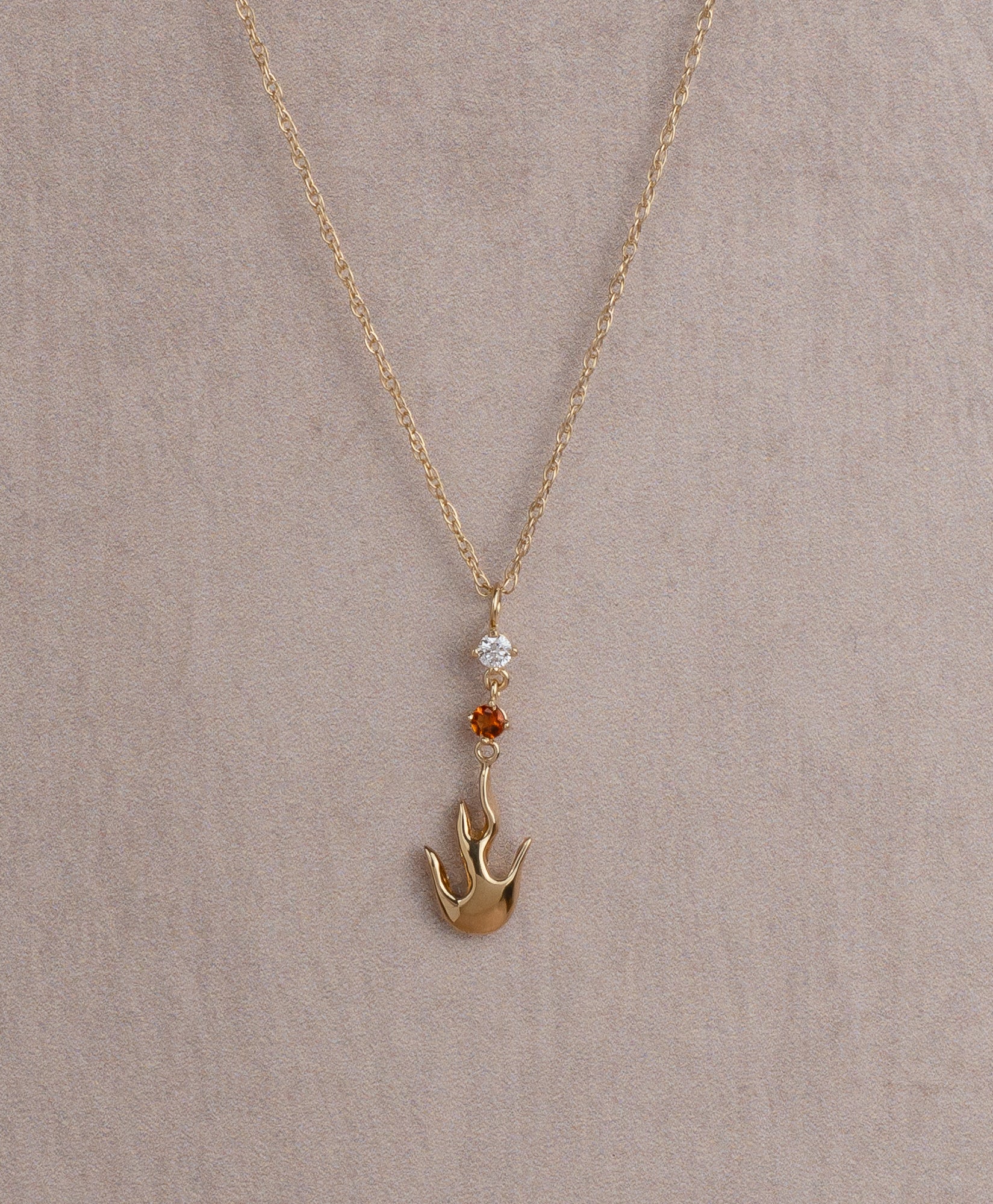 Madeira Flame Necklace